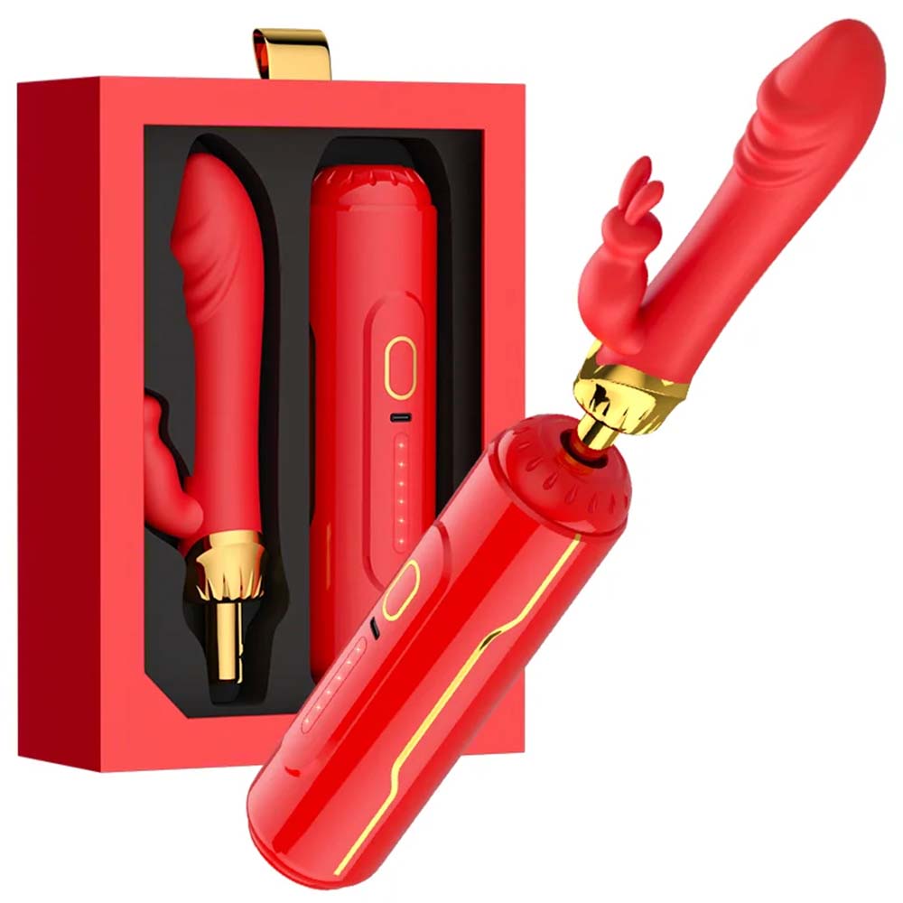 10 Frequency Automatic Pushing Back and Forth Dildo G-spot Vibrator – product view 6