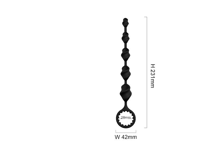 Black Butt Plug - Large Butt Plugs | 6 Silicone Butt Plugs | Vibrating Butt Plugs – product view 5