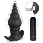Silicone Anal Plug Bullet Anal Massager Vibrating Anal Plug – product view 4