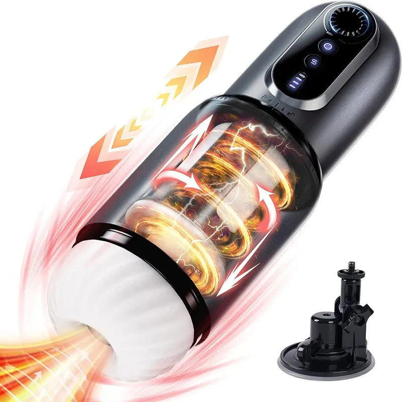 Powerful Vacuum Suction Blowjob High-Speed Piston Telescopic Rotating Male Stroker — product image 7