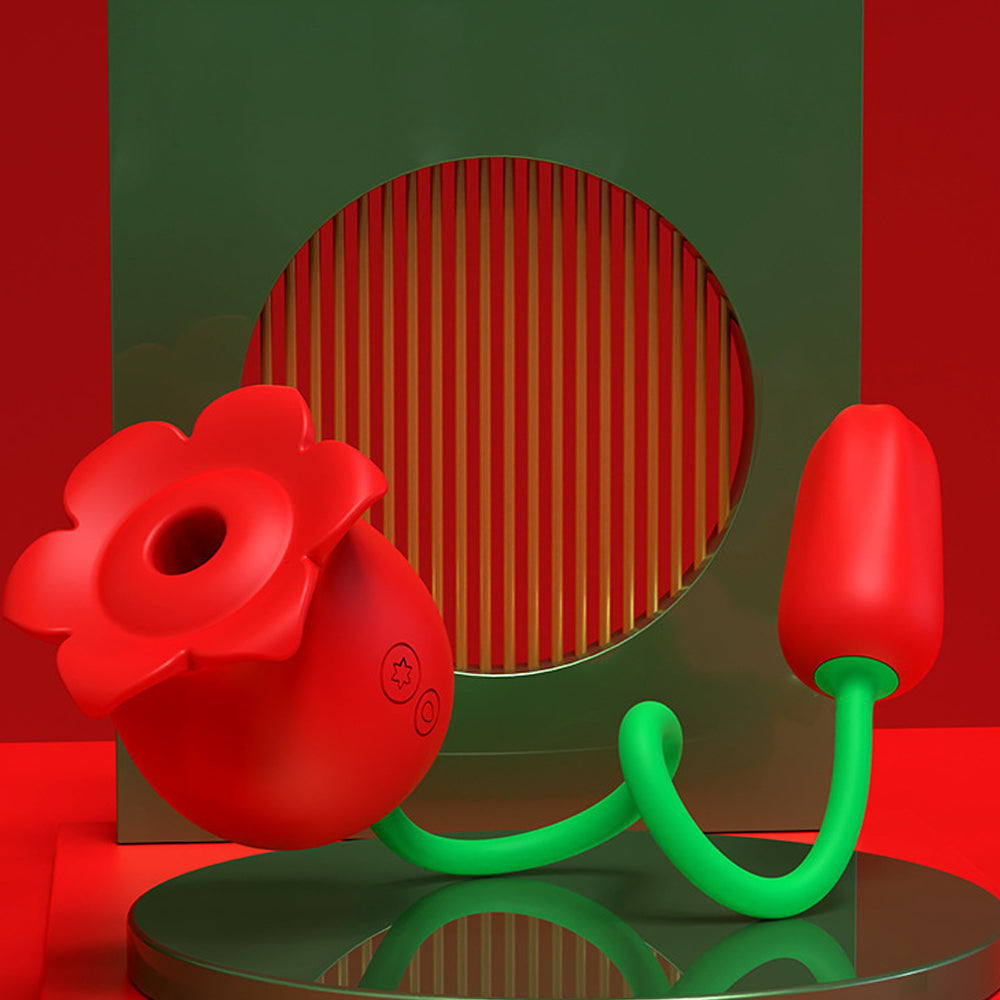 Rose Vibrator Stamen Vibrating Suction Clitoral Massage Vibrating Egg – product view 2