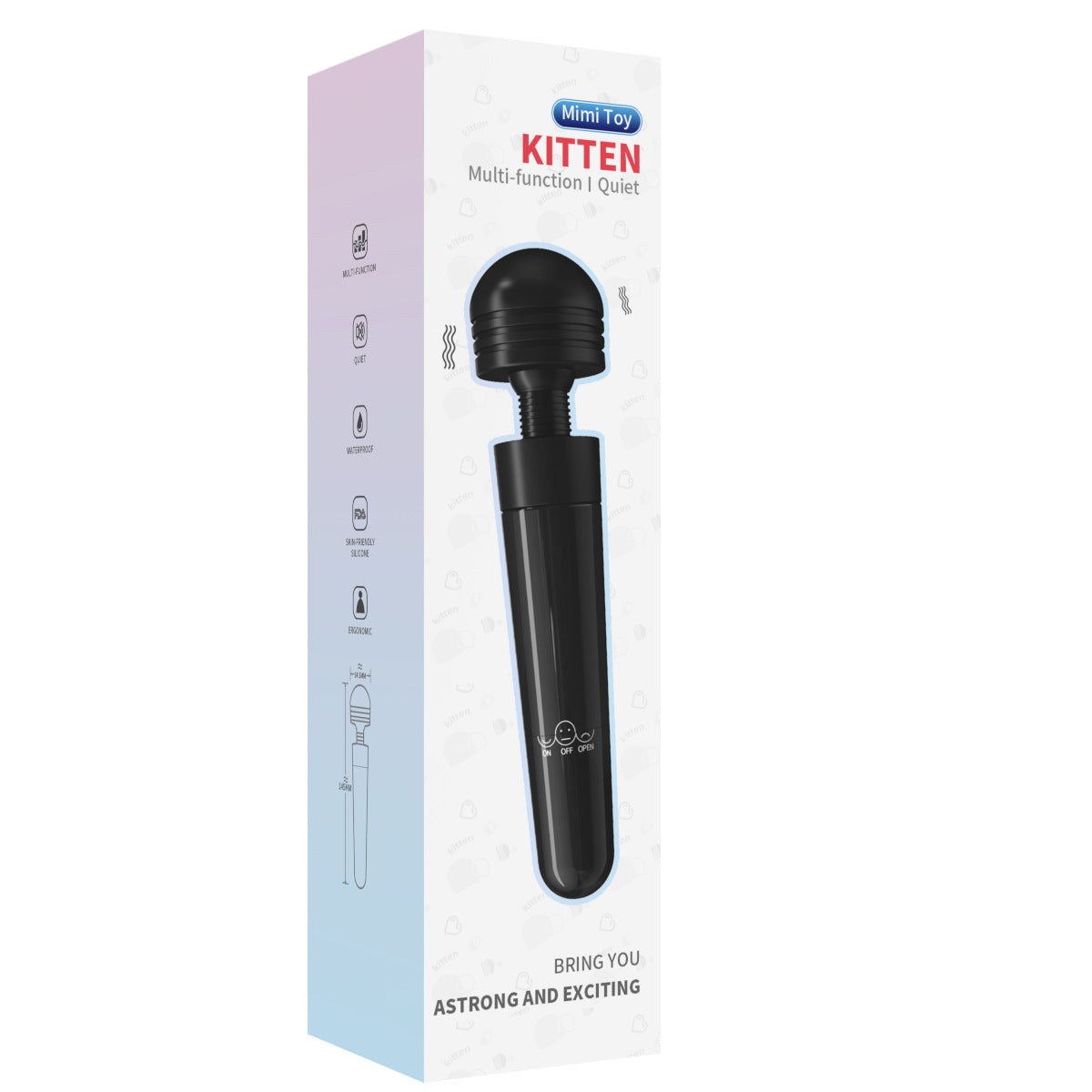 Mini AV Female Massage Sexy G-spot Clitoral Masturbation Vibrator – product view 4
