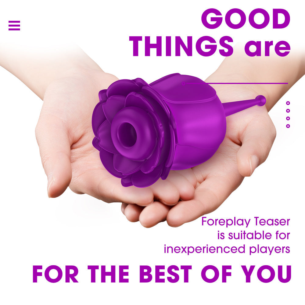 Rose Vibrater | Rose Suction Vibrator Female Masturbator – product view 16