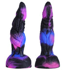 Starry Dark Purple Special-Shaped Artificial Dildo – product view 2