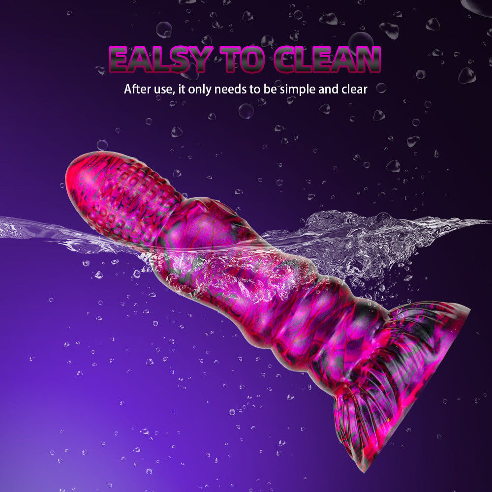 Alien Scorpion Tail Anal Plug Silicone Dildo – product view 5