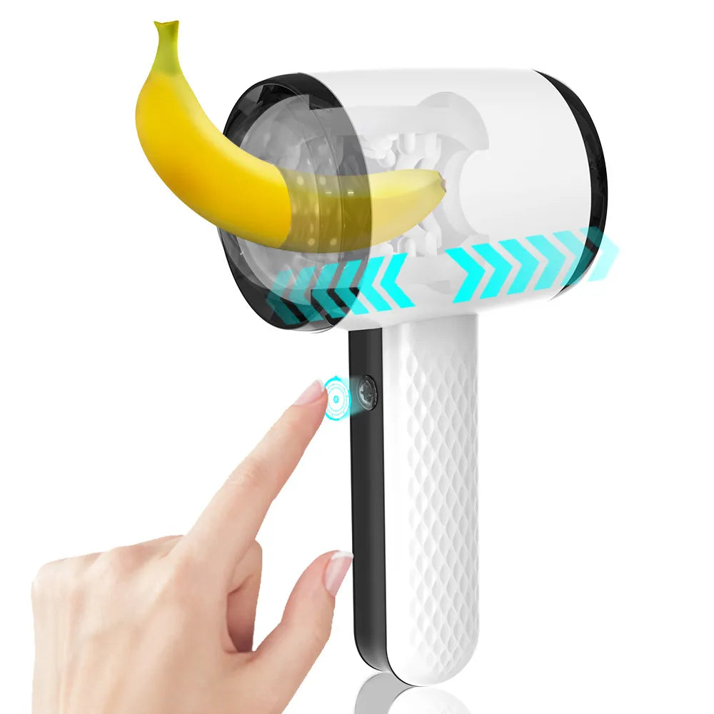 Hair Dryer Portable Male Stroker 6 Thrusting Vibration Sucking Penis Trainer — product image 6