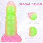 Special-Shaped Luminous Liquid Silicone Dildo – product view 3