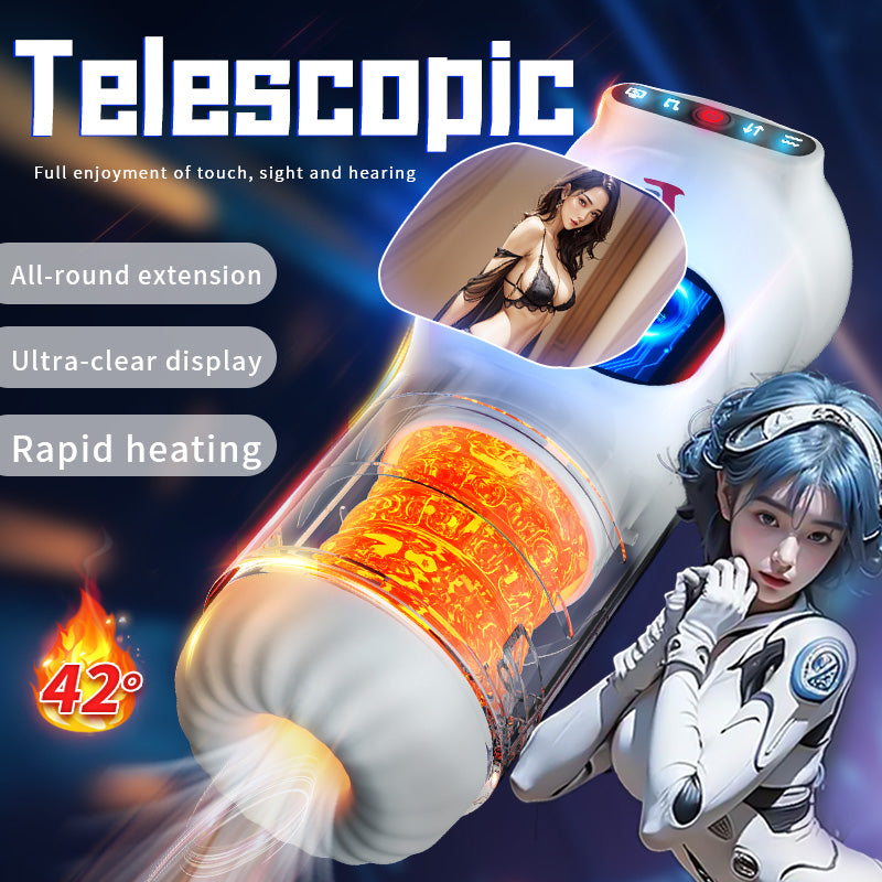 2026 New Stroker Uxol Heating 9 Vibration & 9 Thrusting Male Stroker with Moan Function, Full LCD Display Uxolclub Sex Toys for Men – product view 15