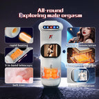2026 New Stroker Uxol Heating 9 Vibration & 9 Thrusting Male Stroker with Moan Function, Full LCD Display Uxolclub Sex Toys for Men – product view 23