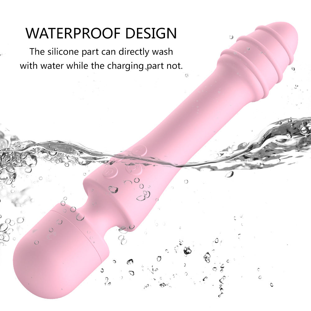 7 Frequency Thread New Magic Wand Silicone G-spot Vibrator – product view 2