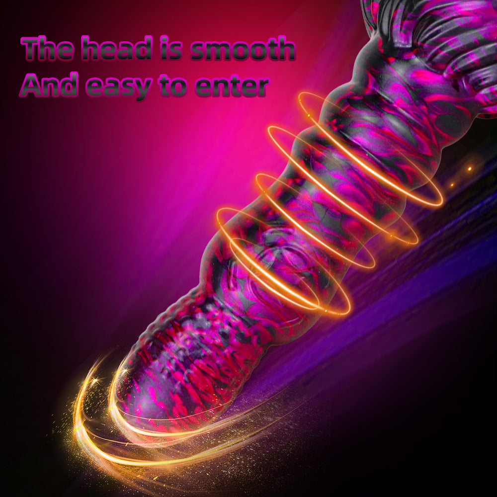 Alien Scorpion Tail Anal Plug Silicone Dildo – product view 3