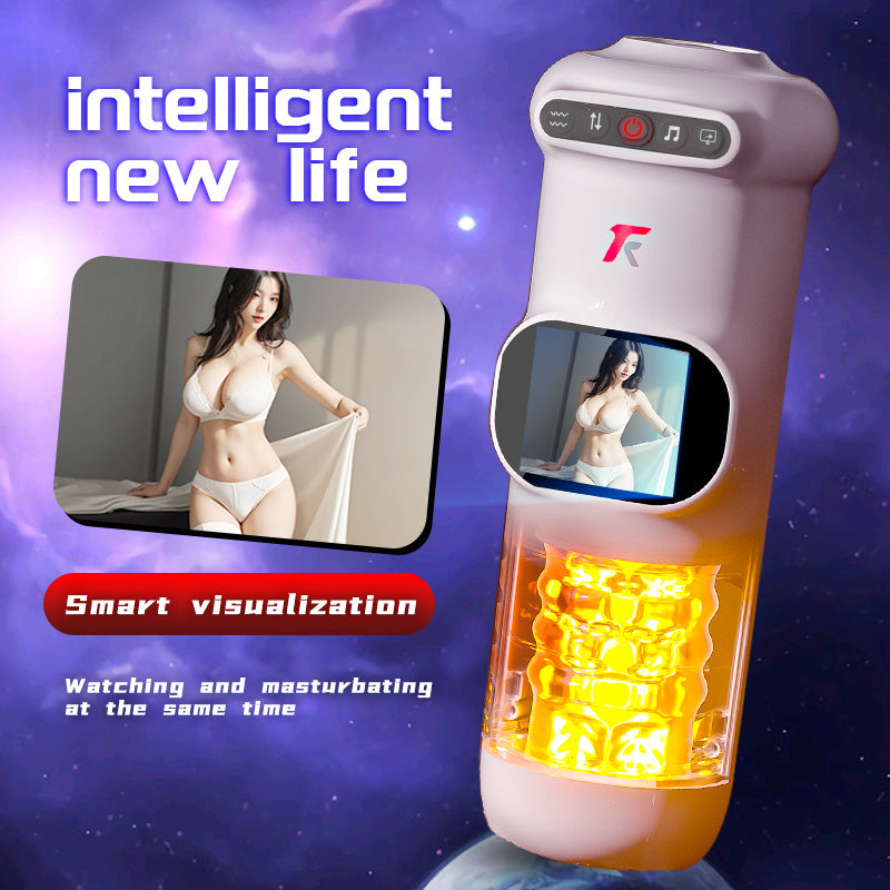 2026 New Stroker Uxol Heating 9 Vibration & 9 Thrusting Male Stroker with Moan Function, Full LCD Display Uxolclub Sex Toys for Men – product view 16
