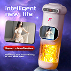 2026 New Stroker Uxol Heating 9 Vibration & 9 Thrusting Male Stroker with Moan Function, Full LCD Display Uxolclub Sex Toys for Men – product view 16