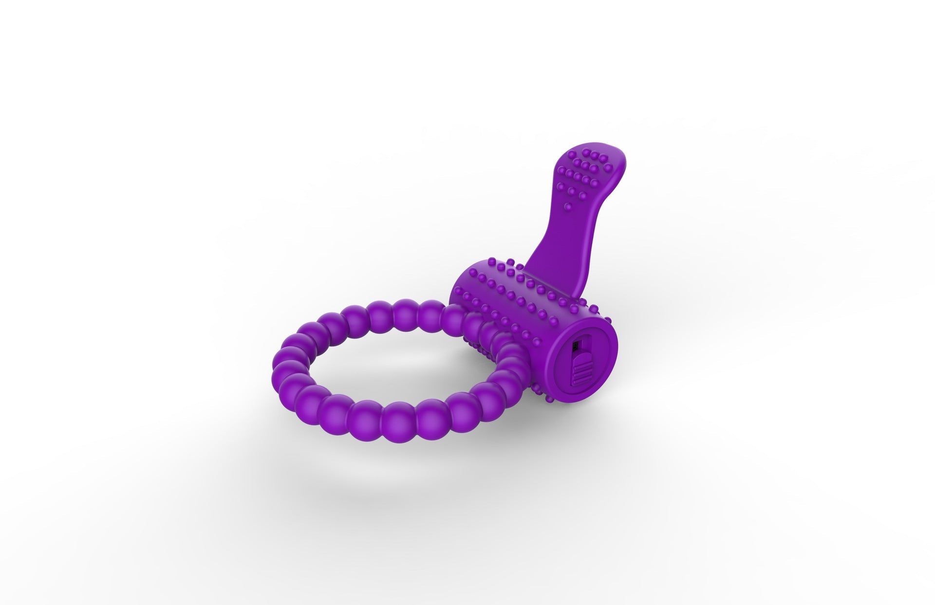 Tongue Silicone Vibration Lock Ring – product view 4