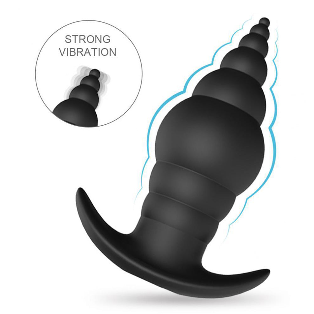 Silicone Anal Plug Bullet Anal Massager Vibrating Anal Plug – product view 5
