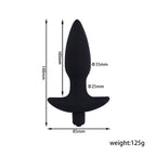 Male Prostate Silicone Vibrating Bullet Anal Plug – product view 6