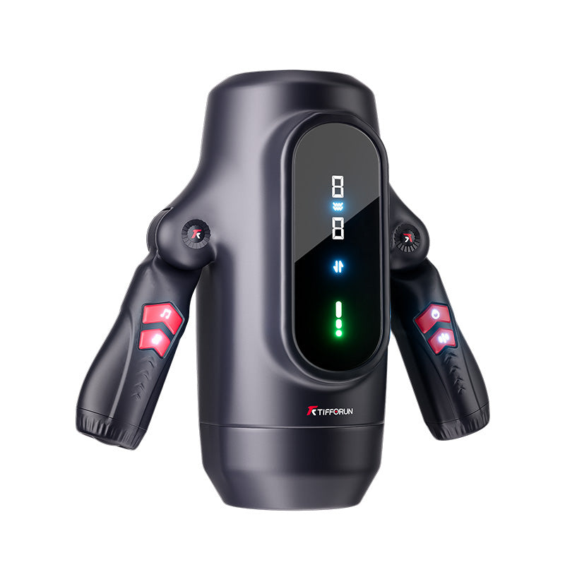2026 Newest Male Handheld Stroker With 9 Telescopic Vibration LED Display Intelligent Heating Voice – product view 19