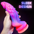 Colorful Fluorescent Luminous Realistic Dildos, Stimulates G-Spot, Dildo Plug Women and Men – product view 3
