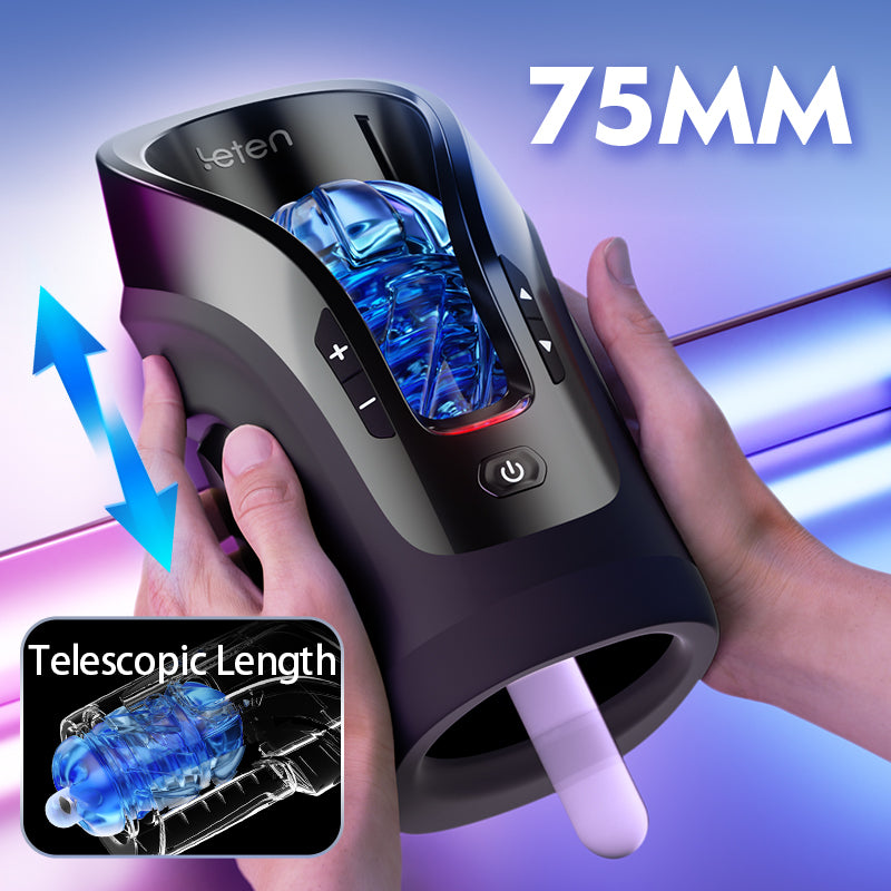 2026 New Leten Fully Automatic 10 Frequency Telescopic Fixed-Point Adjustment Male Stroker – product view 5