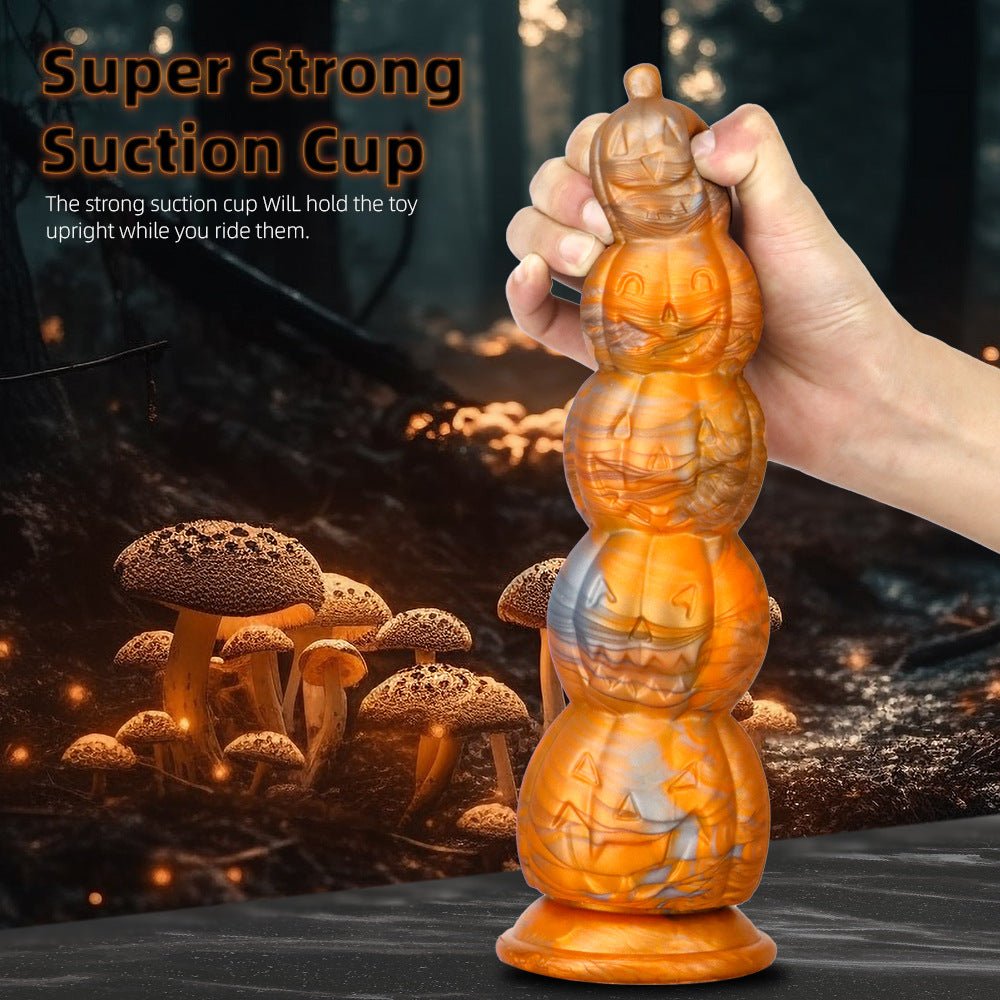 Halloween Pumpkin Head Skull Butt Plug – product view 2
