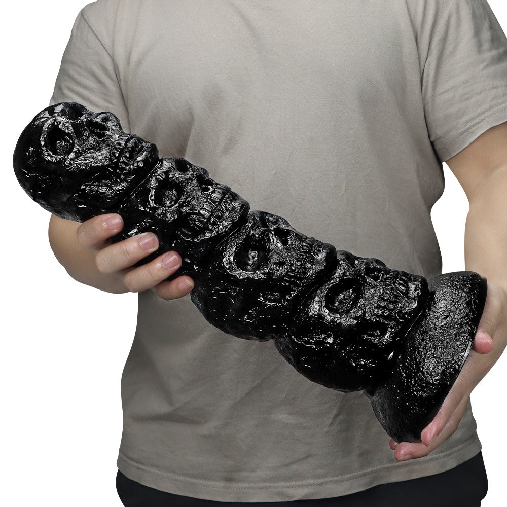 12.3 Inch Skull Giant Butt Plug Huge Dildo – product view 6
