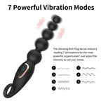 7 Frequency Vibration Anal Plug With Beads In The Back Chamber — product image 2