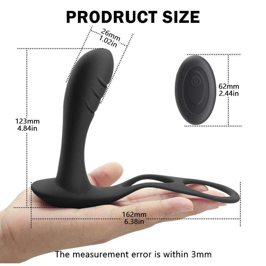 Prostate Massage Lock Fine Vvibration Wireless Remote Control Anal Plug – product view 7