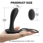 Prostate Massage Lock Fine Vvibration Wireless Remote Control Anal Plug – product view 7