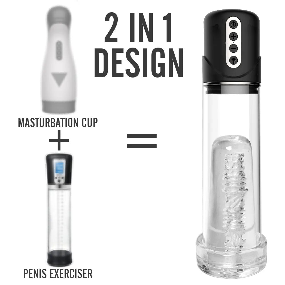 Fully Automatic Vacuum Sucking Male Electric Penis Training Masturbation Pump — product image 2