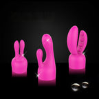 AV Vibration Silicone Head Massage Stick – product view 3