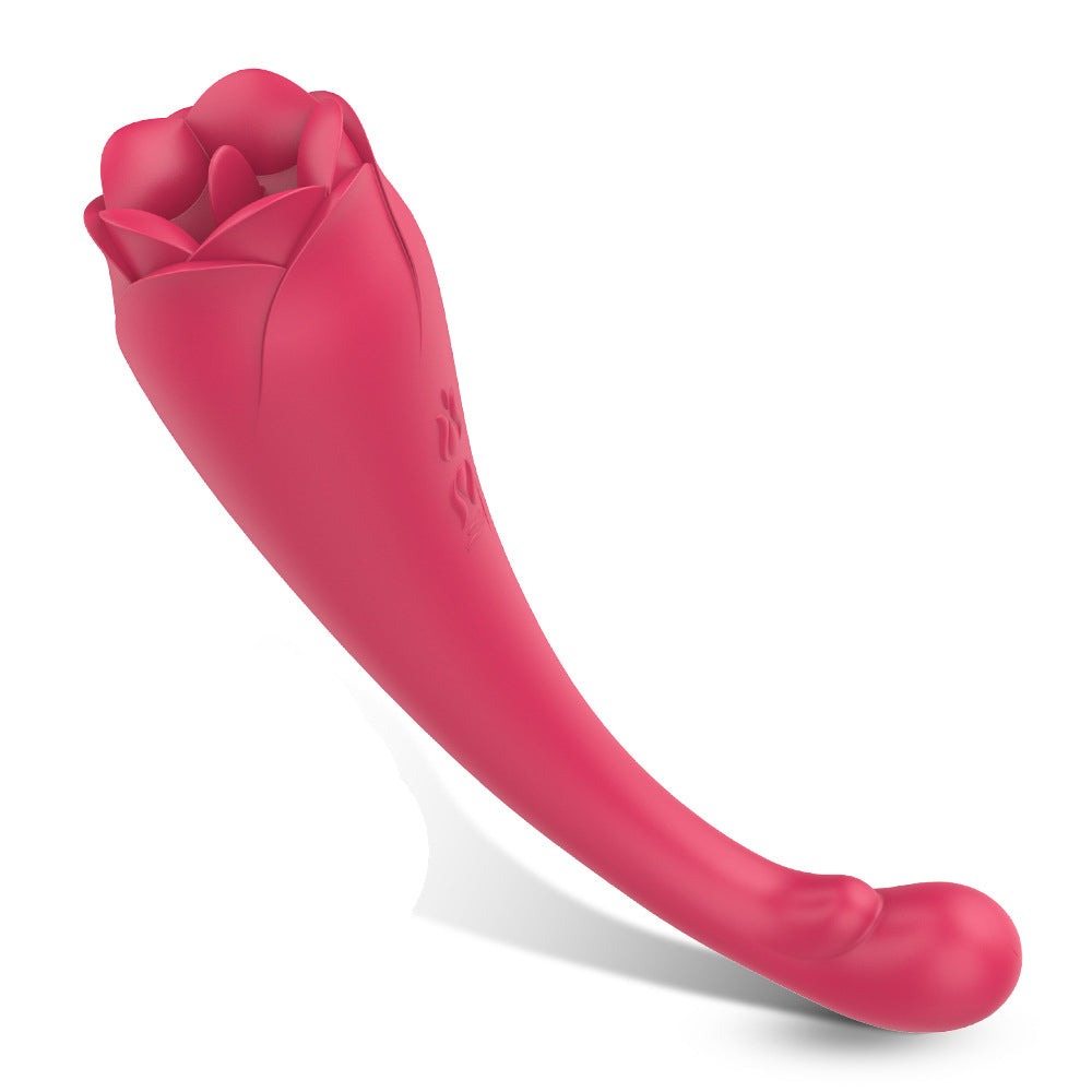 Rose Sex Toy Nipple Vibrator - Tongue Licking and Clit Sucking – product view 7