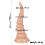 200mm Horn Shaped Anal Plug Dildo – product view 10