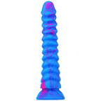 Dragon Scale Mixed Color Silicone Artificial Dildo – product view 2