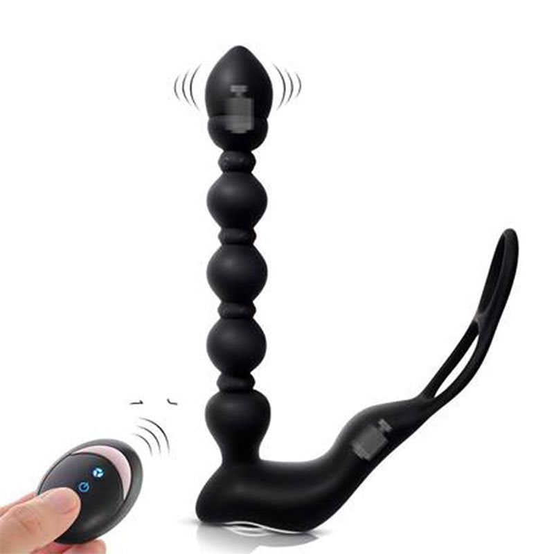 Back Court Sierra Beads 10 Frequency Anal Plug – product view 3