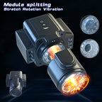 PleasureFlex Electric Camera Masturbation Cup with 7 Thrusting Rotating Male Vibrator — product image 3