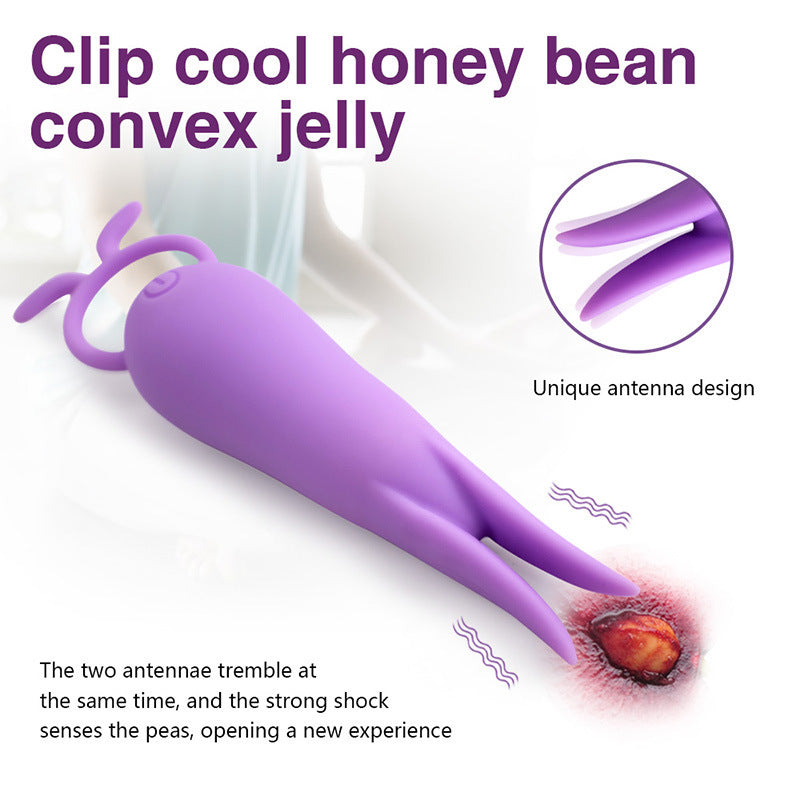 USB Rechargeable Silicone 10-Frequency Vibration Wireless Fun Vibrator – product view 3