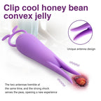 USB Rechargeable Silicone 10-Frequency Vibration Wireless Fun Vibrator – product view 3