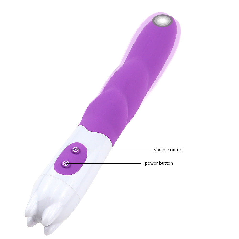 Threaded Silicone AV Vibrator – product view 3