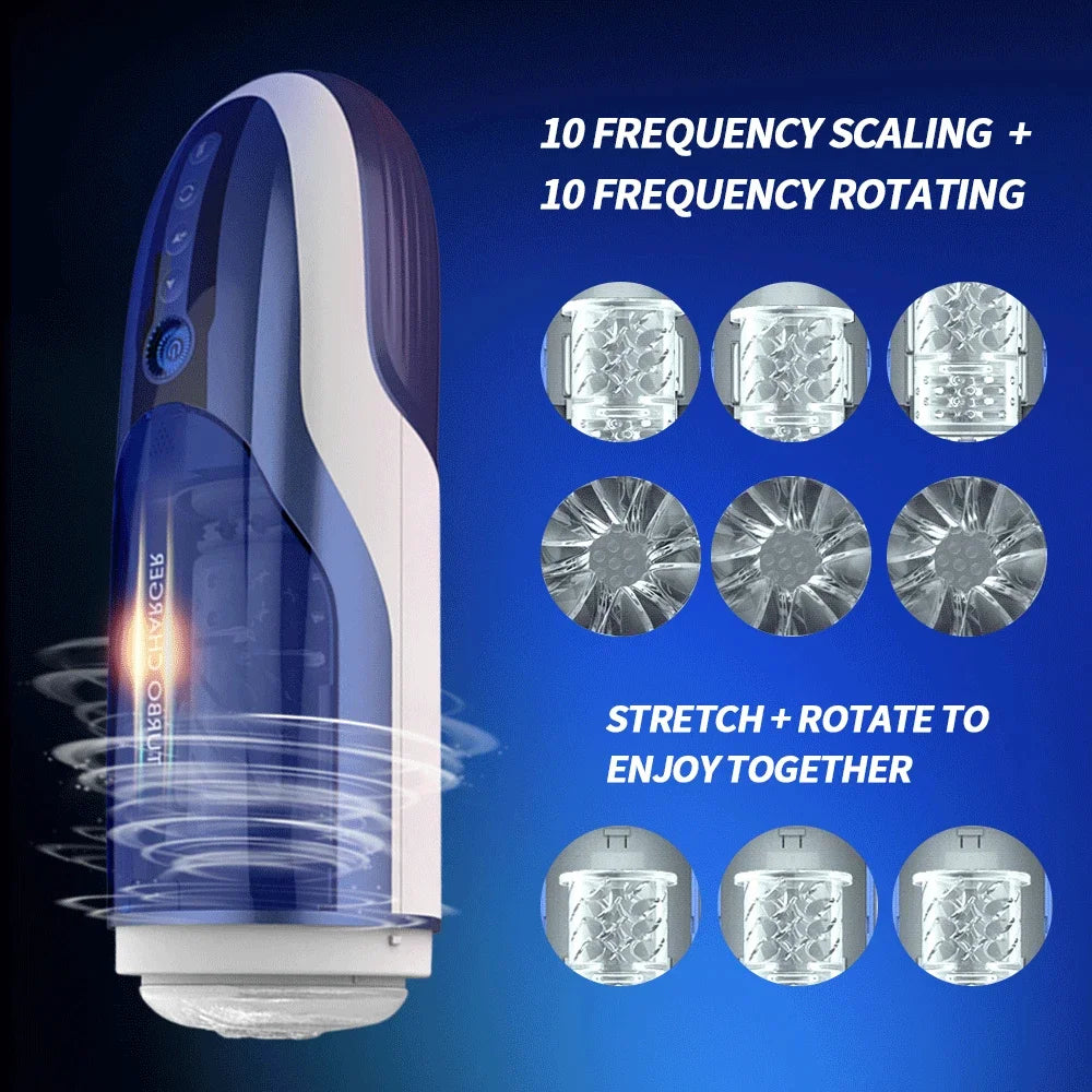 Leten 10 Thrusting Rotation Vocalization Automatic Male Stroker Powerful Vibration – product view 2