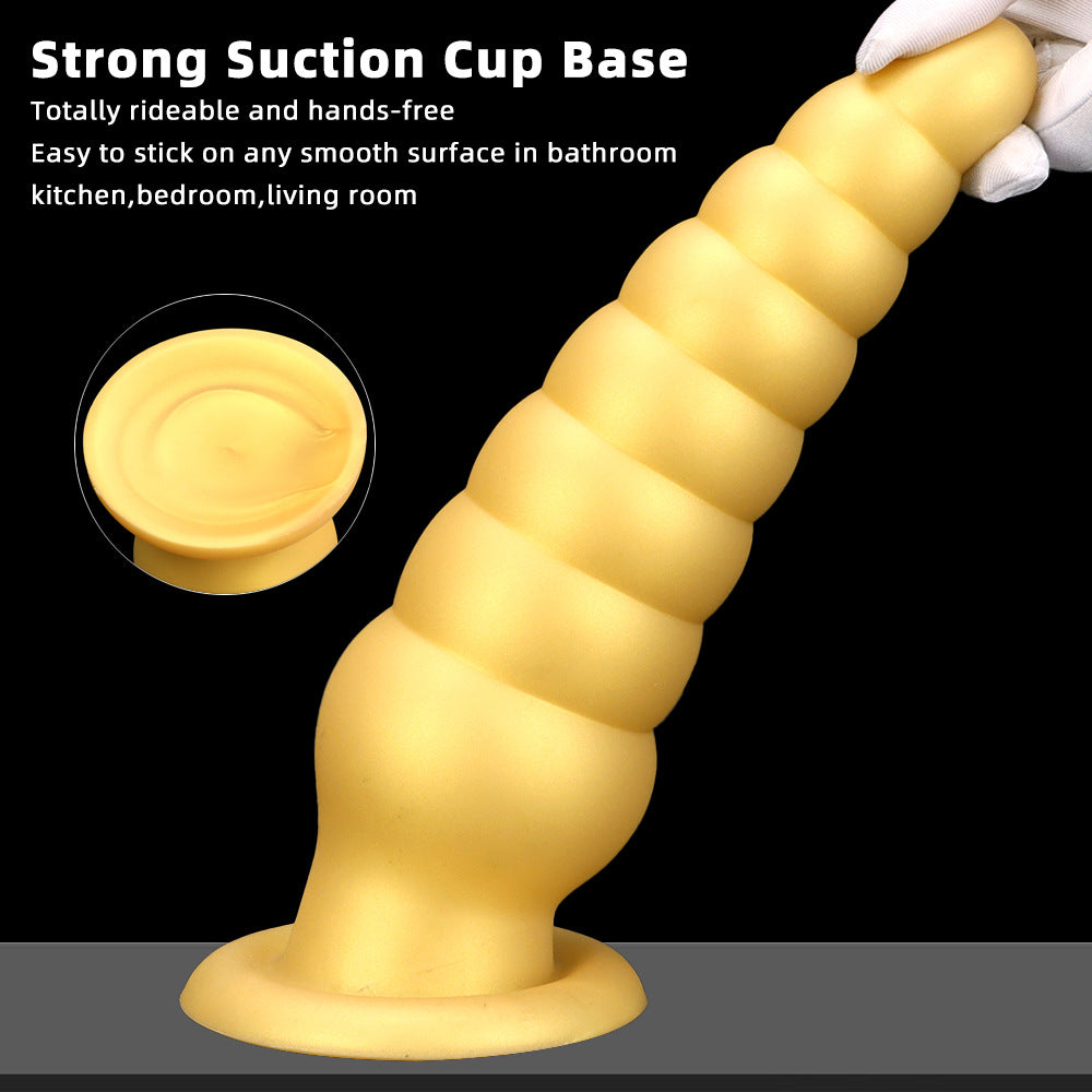 Silicone Tip Extra Large Anal Plug Suction Cup Anus Dildo – product view 2