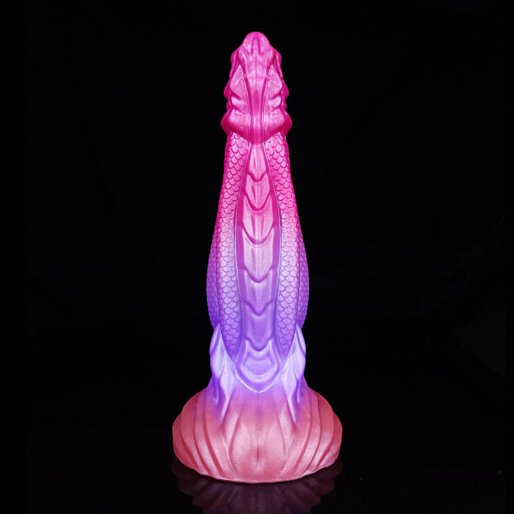 Gradient Color Special-Shaped Anal Plug Anal Plug Liquid Silicone Dildo – product view 3