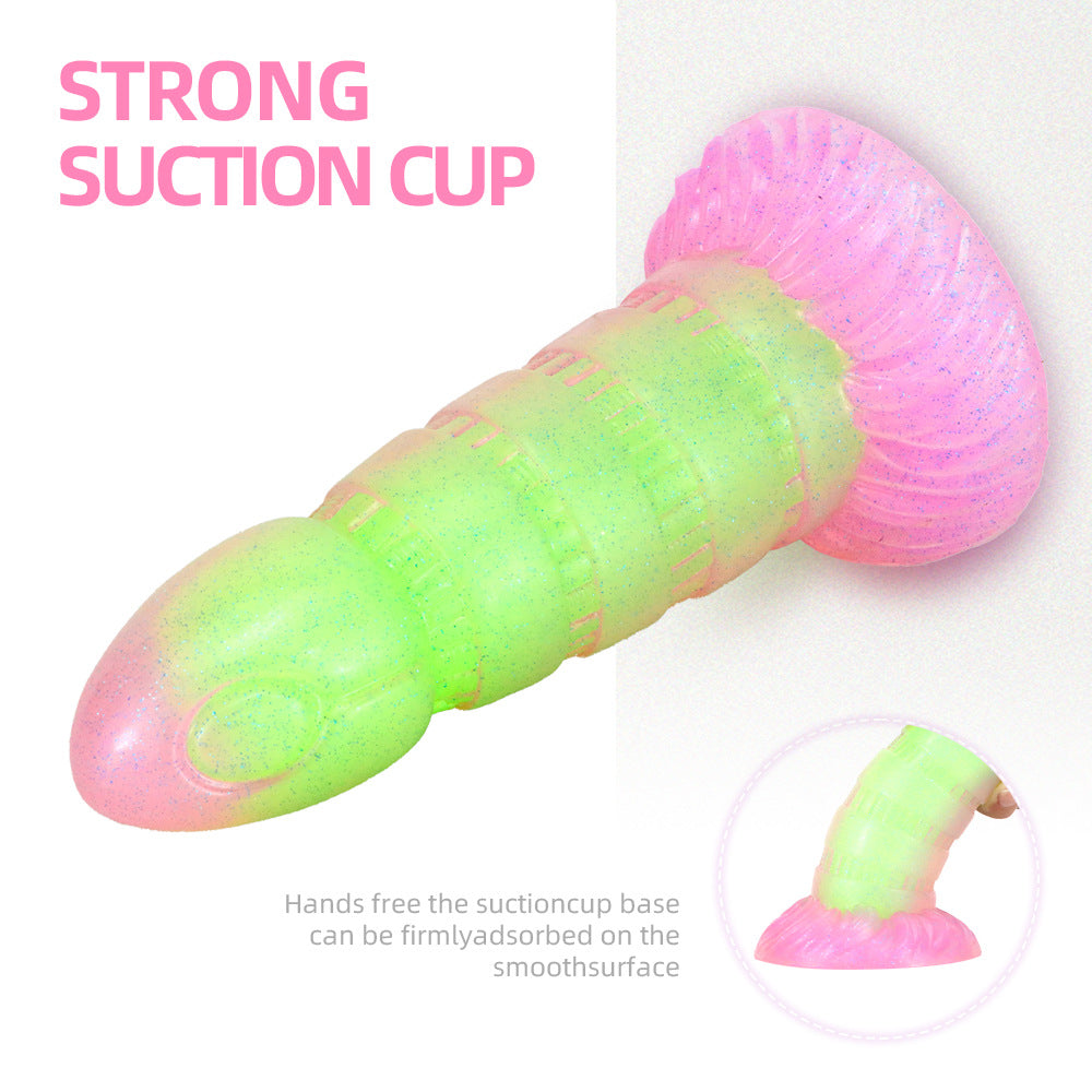 Special-Shaped Luminous Liquid Silicone Dildo – product view 4