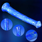 Thick Mixed Color Artificial Horse Dick Silicone Dildo – product view 4