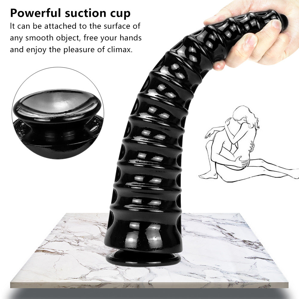 13 Inch Special Shaped Pointed Anal Plug Silicone Realistic Huge Dildo – product view 3