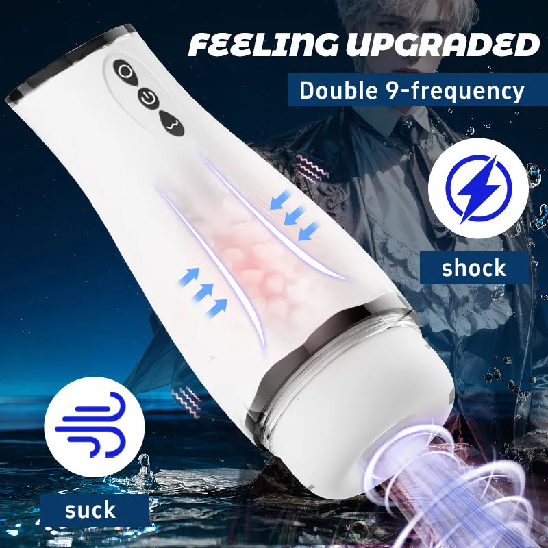 9-Frequency Vibration For Sucking Men’s Electric Airplane Male Stroker – product view 6