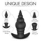 Silicone Anal Plug Bullet Anal Massager Vibrating Anal Plug – product view 3