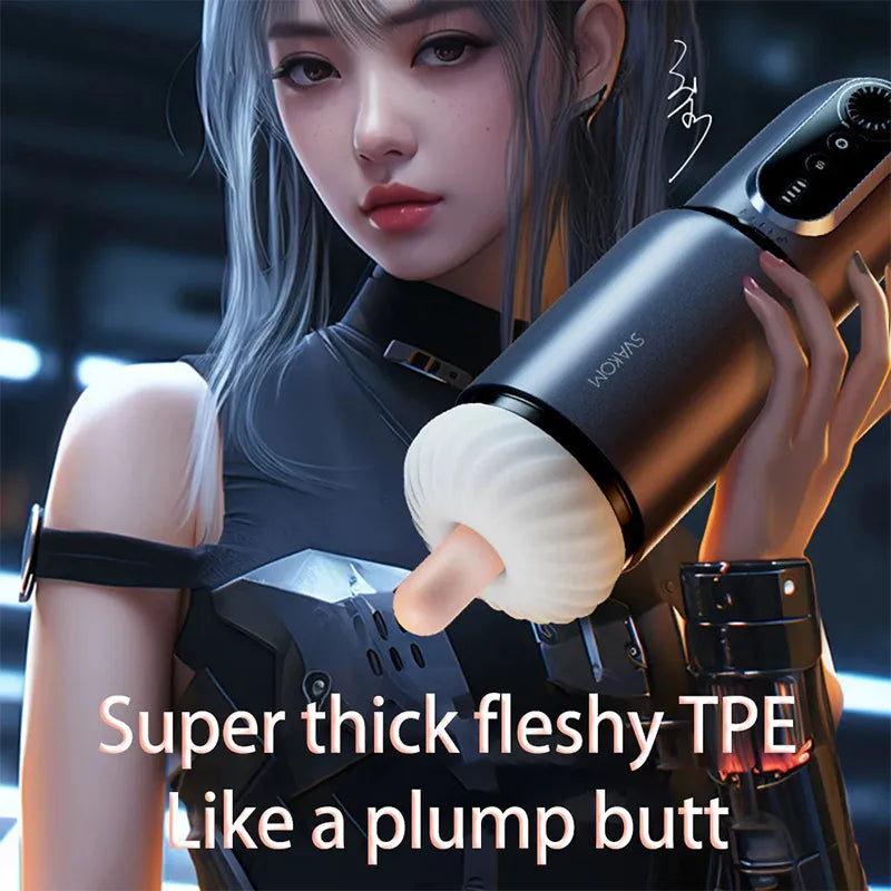 Powerful Vacuum Suction Blowjob High-Speed Piston Telescopic Rotating Male Stroker — product image 4