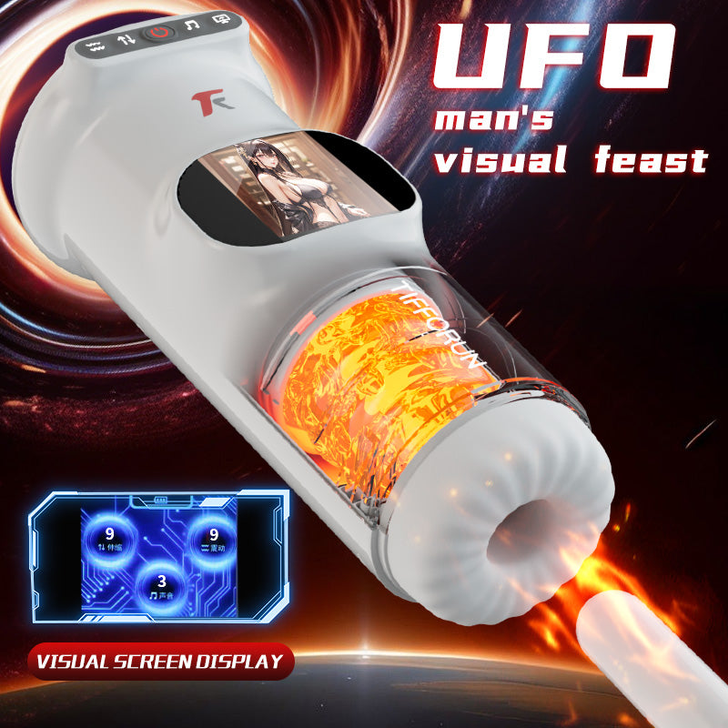 2026 New Stroker Uxol Heating 9 Vibration & 9 Thrusting Male Stroker with Moan Function, Full LCD Display Uxolclub Sex Toys for Men – product view 12
