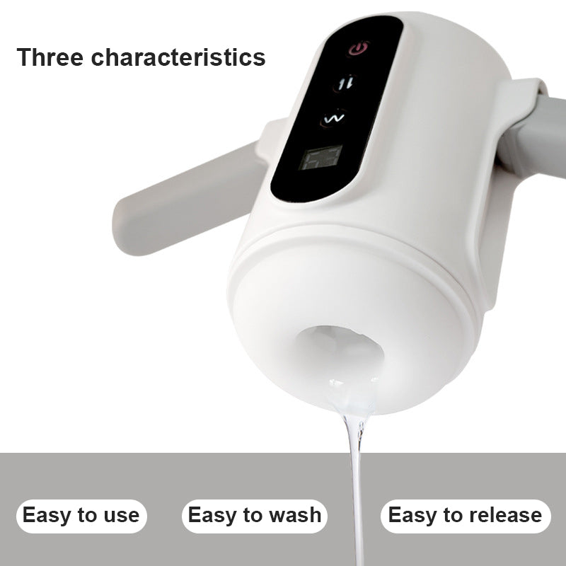 9 Thrusting & Vibration Settings Automatic Male Stroker with Foldable Handles — product image 3