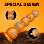 Halloween Pumpkin Head Skull Butt Plug – product view 3